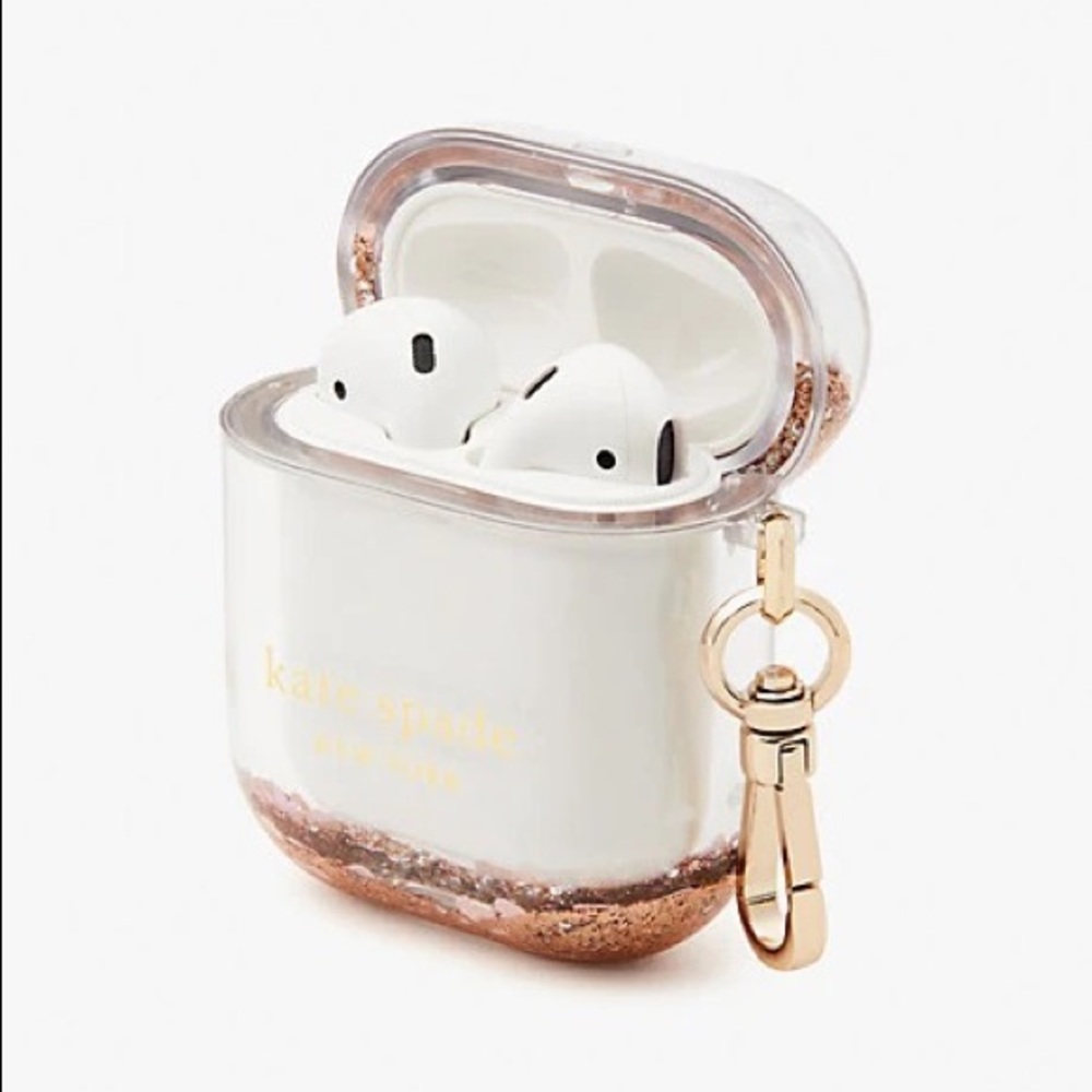 NWT Kate Spade New York Airpods Series 1 Glitter Case
